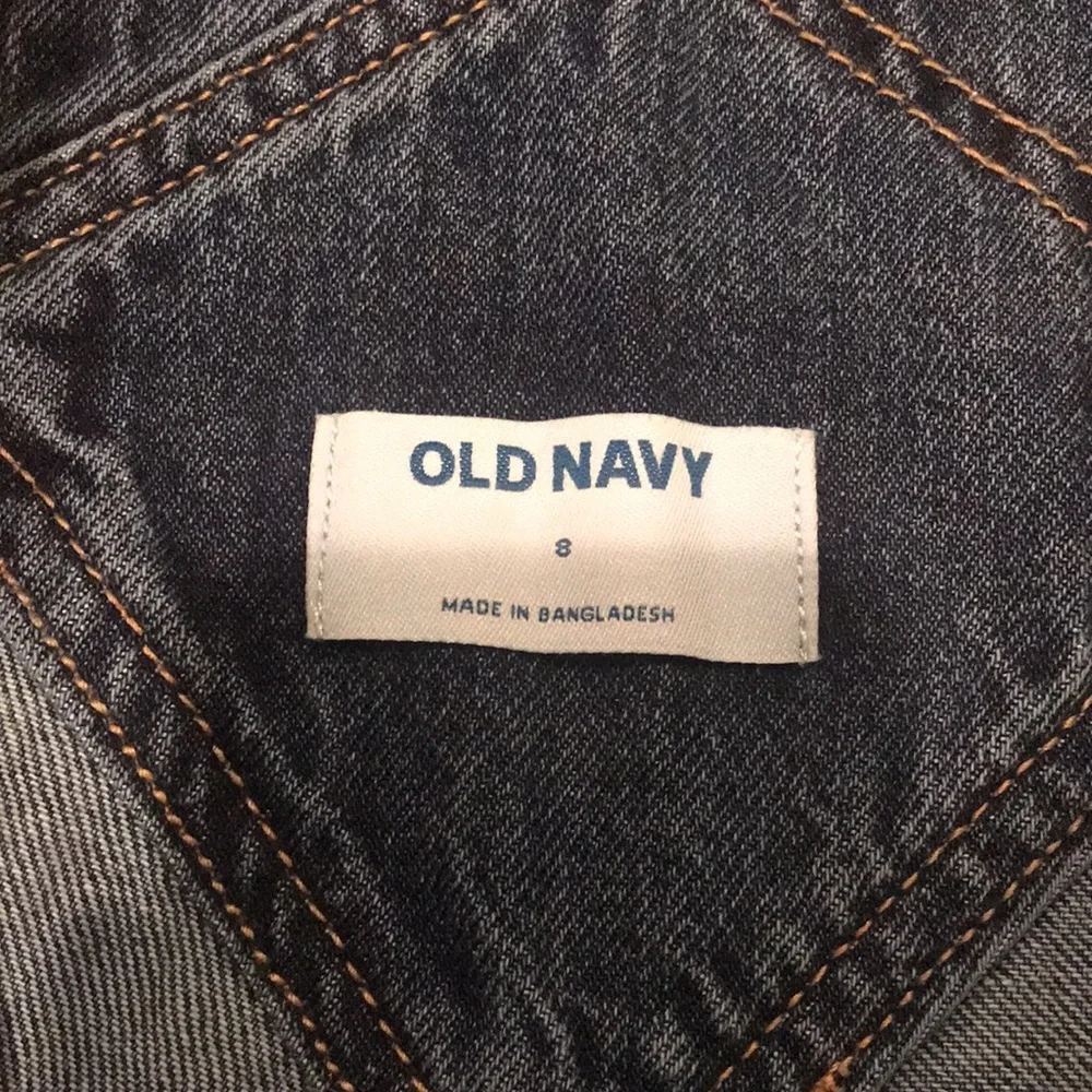 Old Navy Slouchy Straight Denim Overalls - Picture 4 of 7